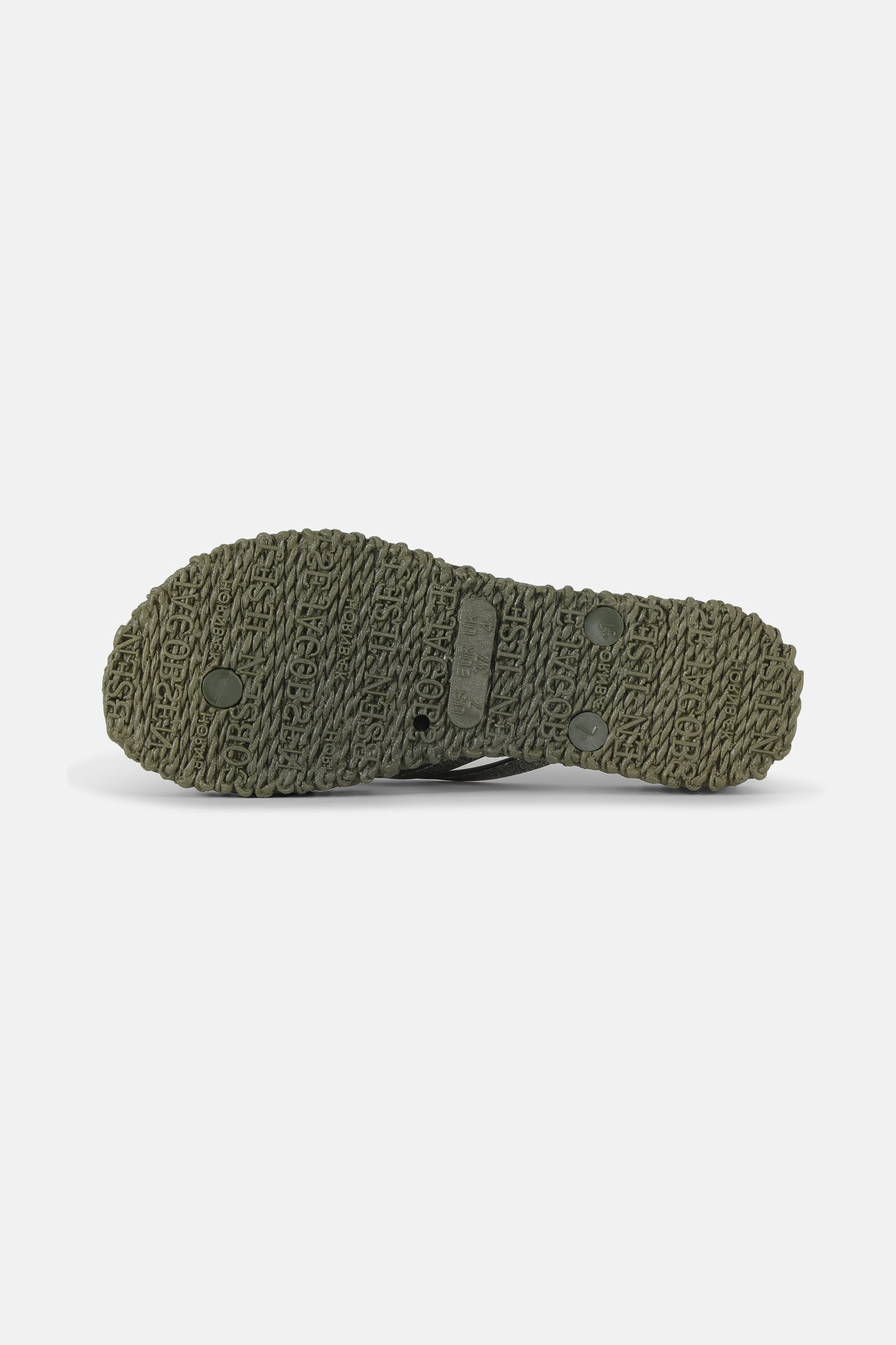 Tongs à Plateforme Pailletées - Army